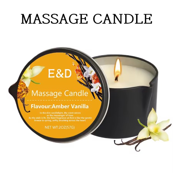 Massage Oil Candle (Amber Vanilla)