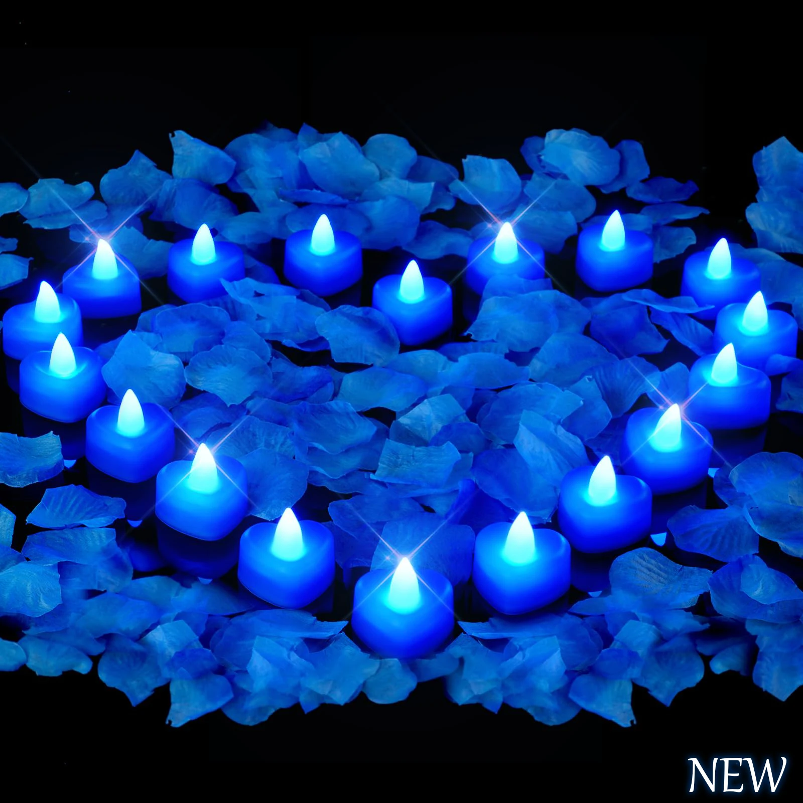 Heart Shape LED Flameless Romantic Tealight Candles