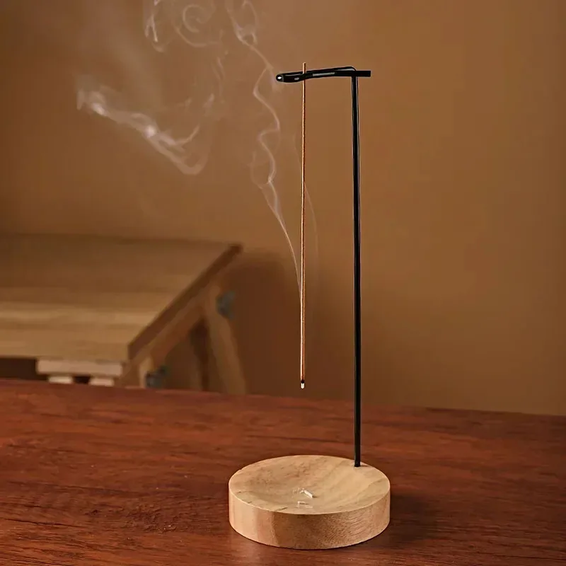 Upside Down Wooden Incense Stick Burner