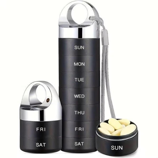 Portable 7-Day Medicine Organiser