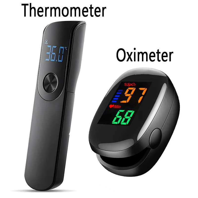 Medical IR Fever Thermometer & Oximeter Set