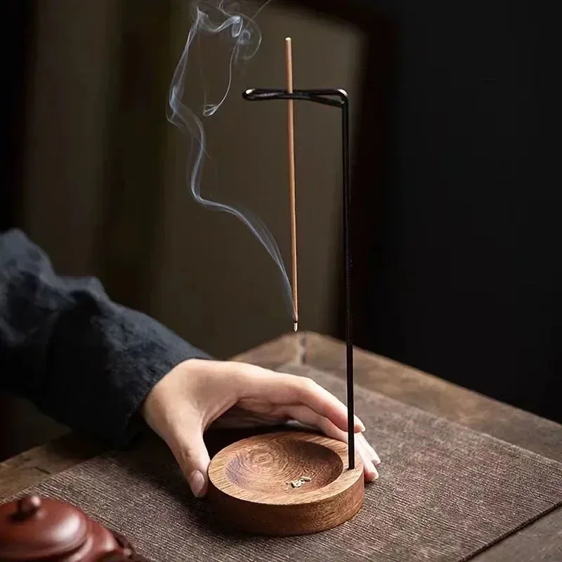 Upside Down Wooden Incense Stick Burner