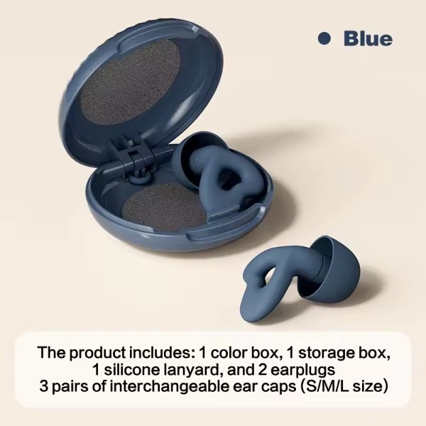 Soft Silicone Noise-Canceling Earplugs