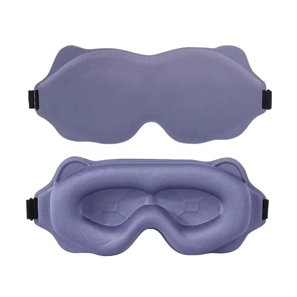 Ergonomic Sleep Eye Mask with Deep Eye Socket Design (Purple)