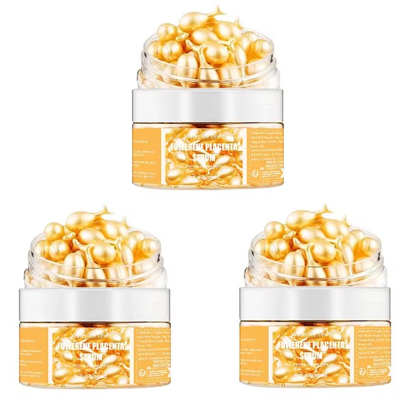 50Pcs Collagen Face Care Capsules - Anti-Aging Serum/Hyaluronic Acid